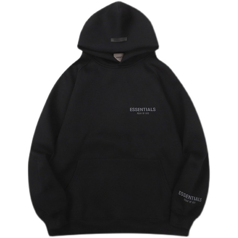 Essentials Fear Of God Hoodie Black